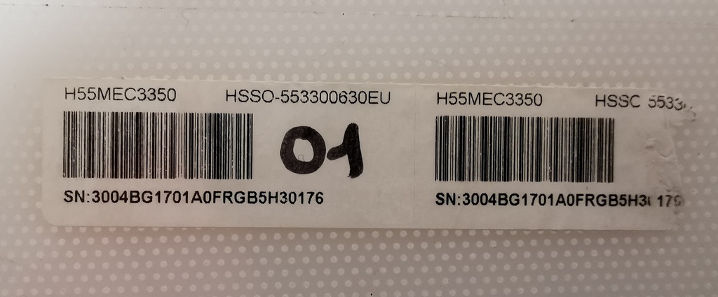 SAMSUNG LE32C450E1W HAUT-PARLEURS TESTE AVANT DEMONTAGE (copie)