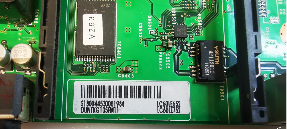 LG 43LH5100 CARTE MERE LD67A/LD67B EAX66826103 1.1