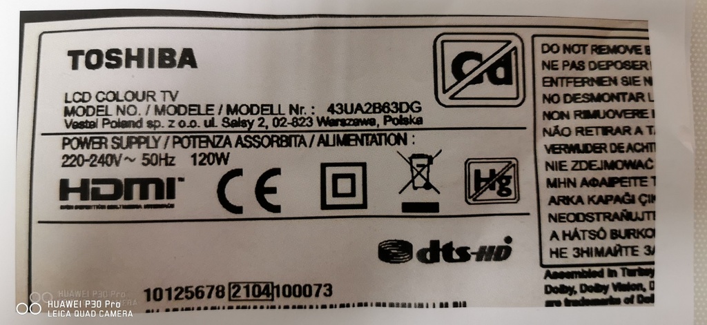 SAMSUNG UE50ES6100W CARTE T-CON T500HVN01.3 CTRL BD 50T03-C08