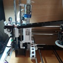 Support comparateur ajustement plateau Anet A8 MK2 pièd à coulisse et jauge au 0.005