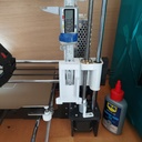 Support comparateur ajustement plateau Anet A8 MK2 pièd à coulisse et jauge au 0.005
