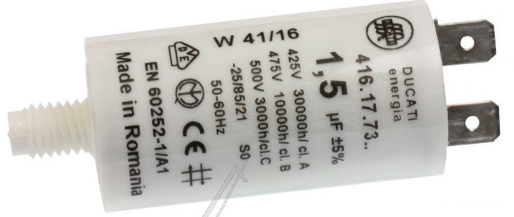 1.5 UF 450V CONDENSATEUR DE DÉMARRAGE