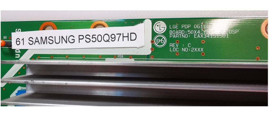 SAMSUNG PS50Q97HD CARTE YSUS EAX34151501 REV C