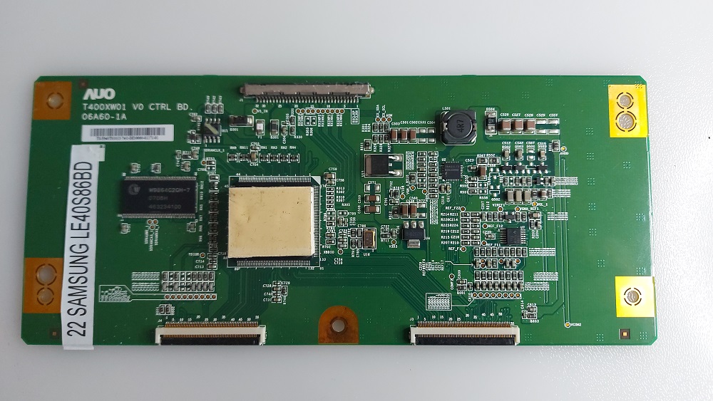 SAMSUNG LE40S86BD CARTE TCON T400XW01 V0 CTRL BD TESTE AVANT DEMONTAGE