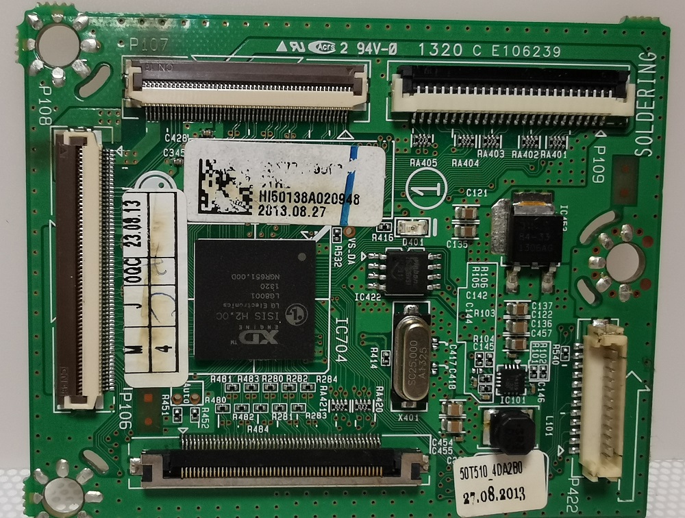 SAMSUNG PS50C530C1W – Carte T-CON 50UF2 US P 10GIC LJ41-C8382A REV1.2