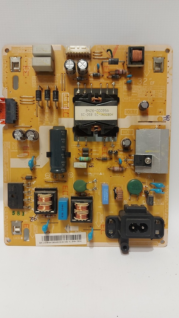 SAMSUNG UE32K5600KXZF – Carte alimentation L32EF_KVD