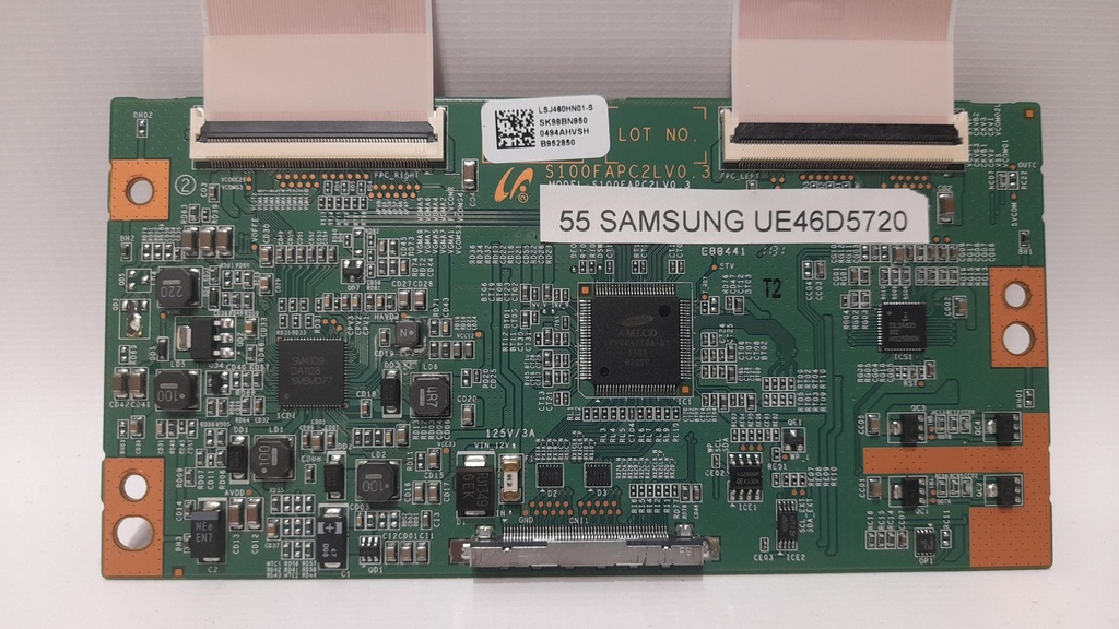 SAMSUNG UE46D5720 – Carte T-CON S100FAPC2LV0.3 BN41-01678A BN4101678