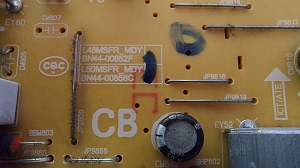 SAMSUNG UE49J200AW – Carte alimentation BN44-00858C