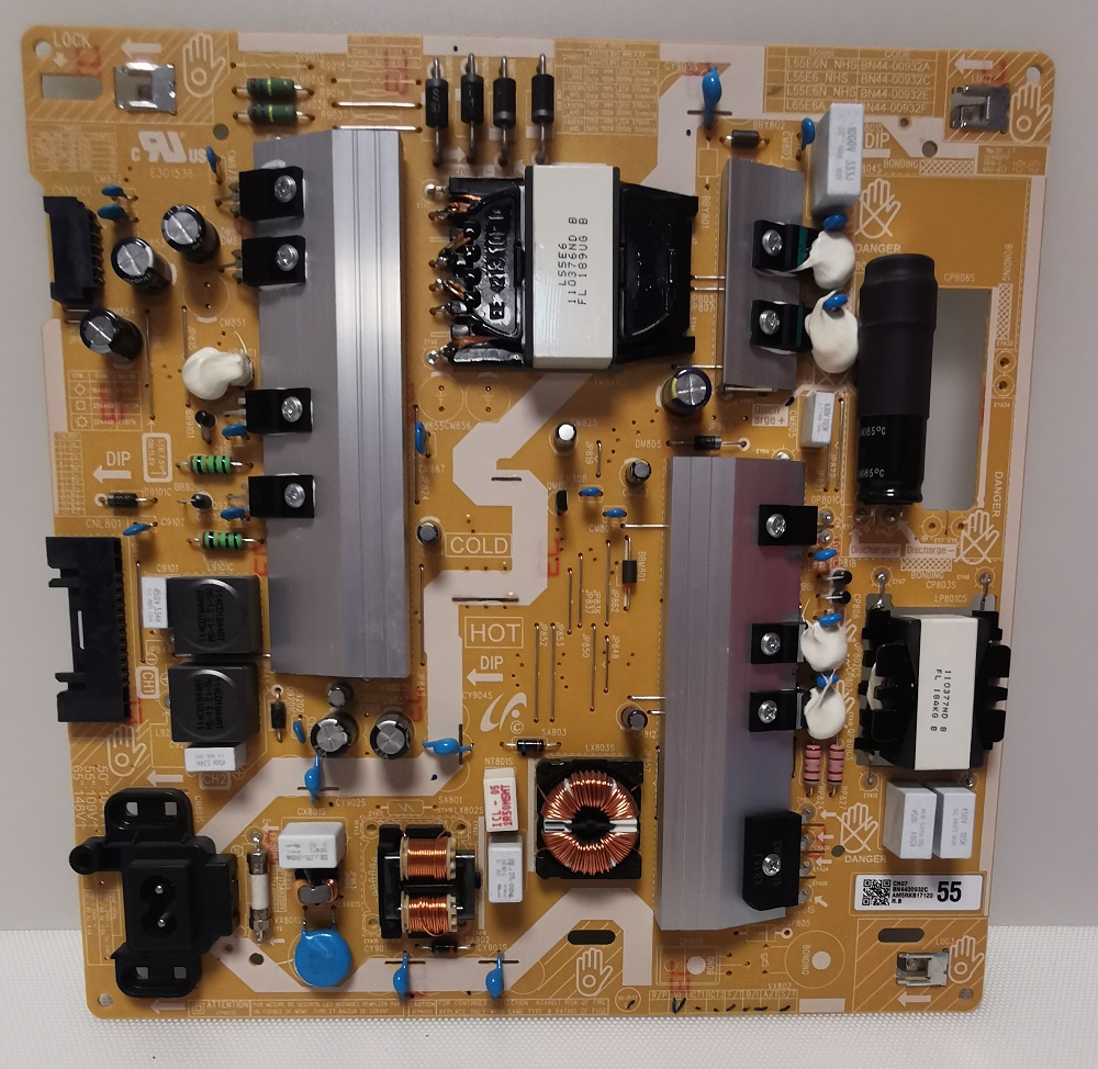 SAMSUNG UE55NU7305K – Carte alimentation L55E6N_NHS BN44-00932E BN44-00932C BN4400932C