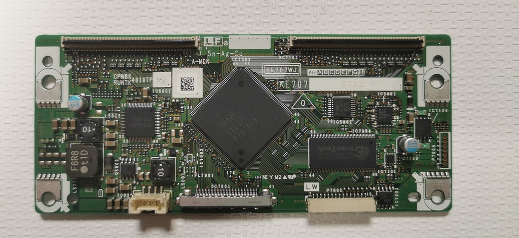 SHARP LC-52DH65E – Carte T-CON CPWBX RUNTK 4010TP XE707WJ KE707.jpg