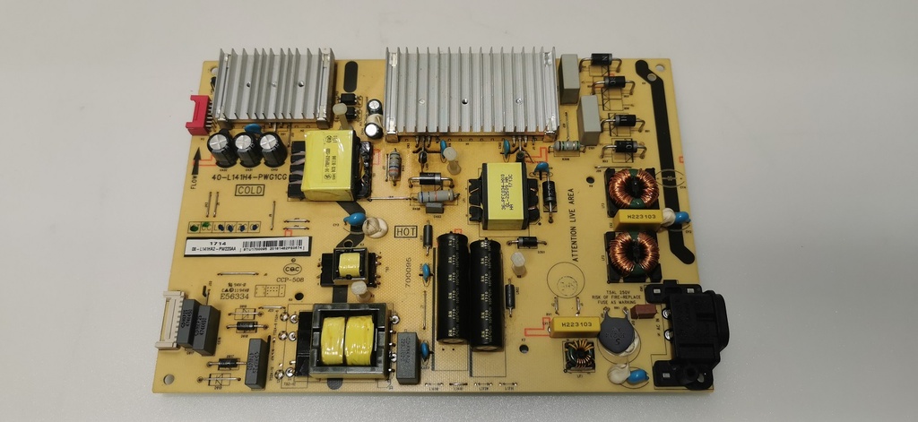 TCL 55UC6596 – Carte alimentation 40-L141H4-PWG1CG