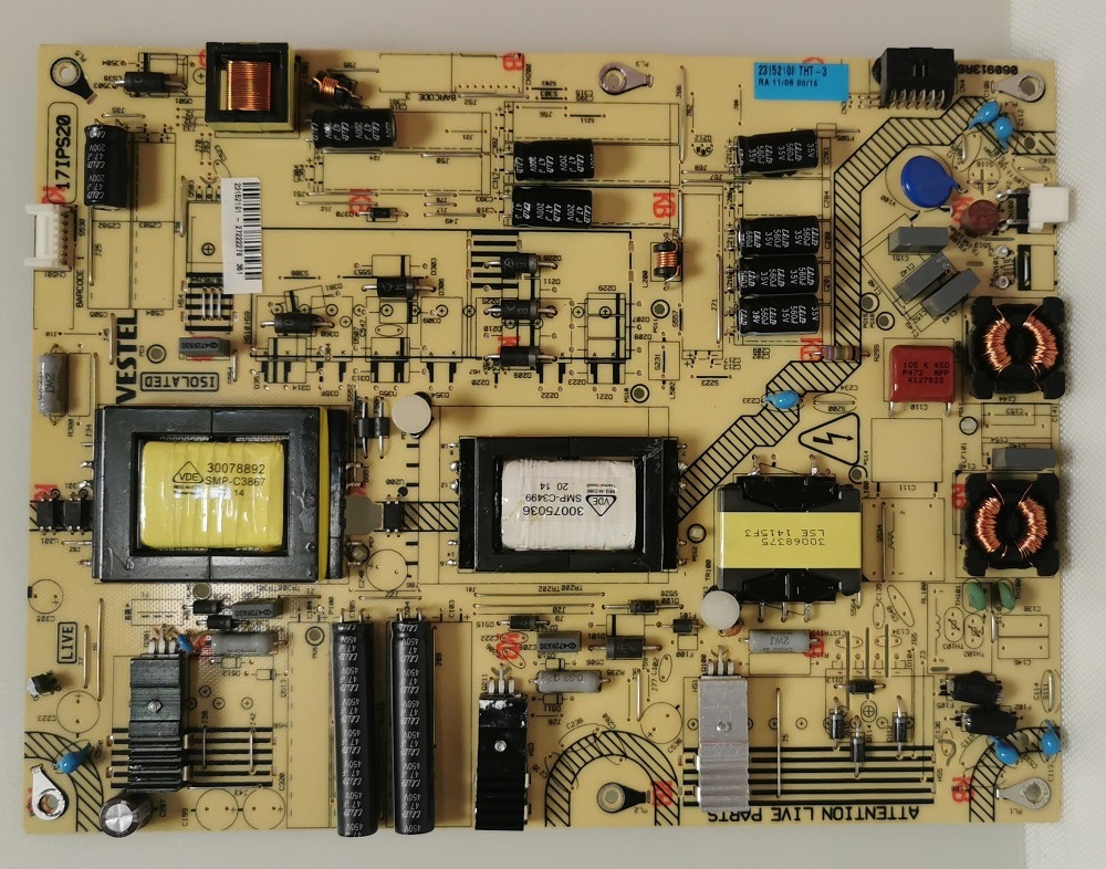 TECHNICAL LEC9909DFHDB – Carte alimentation VESTEL 17IPS20