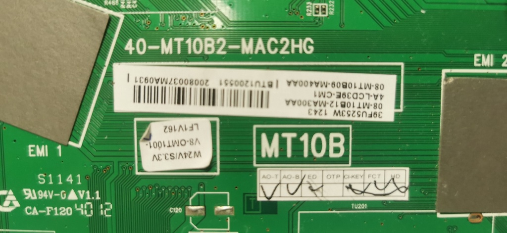 THOMSON 39FU5253W – Carte mère 40-MT10B2-MAC2HG
