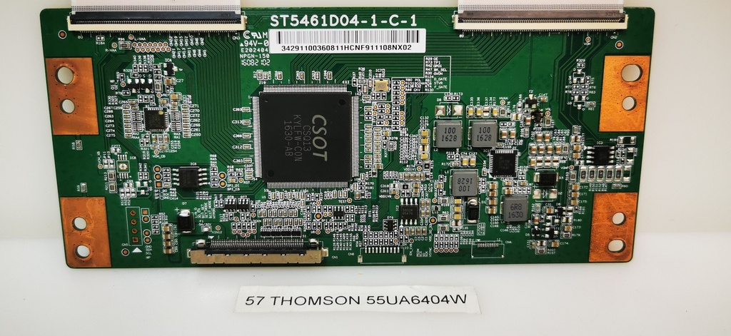THOMSON 55UA6404W – Carte T-CON ST5461D04-1-C-1