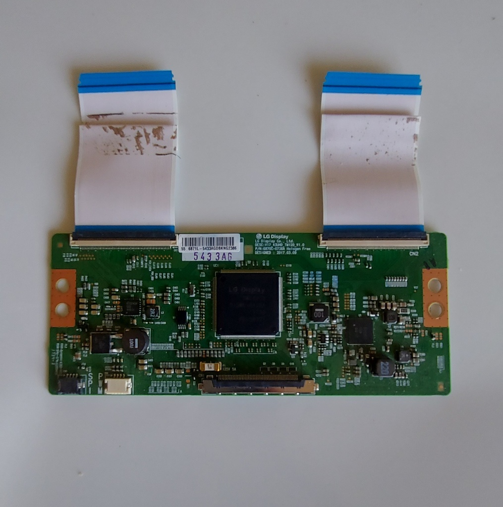 Carte T-CON V17_43UHD_TM120_V1.0