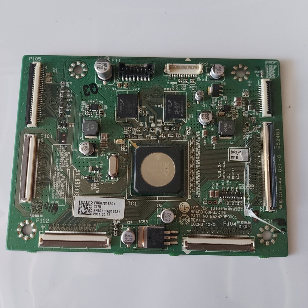 LG 60PZ550 – Carte T-CON 60R3_CTRL EAX63989001