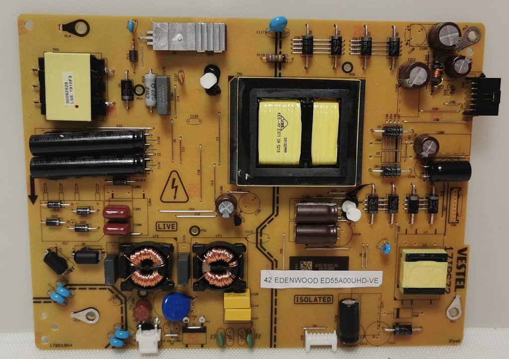 EDENWOOD ED55AOOUHD-VE – Carte alimentation VESTEL 17IPS72 55"