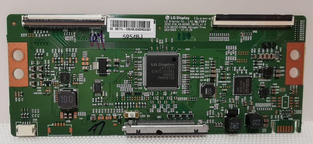 EDENWOOD ED55AOOUHD-VE – Carte T-CON V18 43-65UHD_TM120 V1.0 6870C-0769A