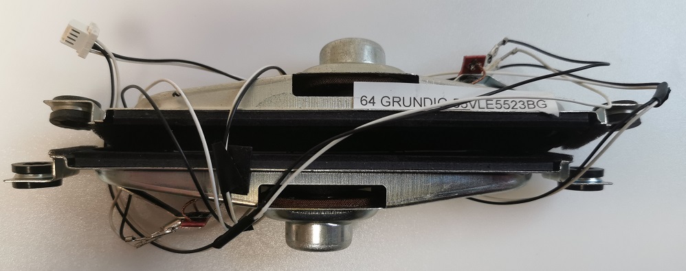GRUNDIG 55VLE5523BG – Paire de haut-parleurs