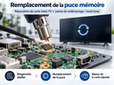 Remplacement de la puce mémoire – Carte mère de téléviseur