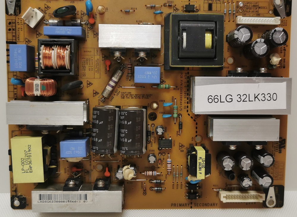 LG 32LK330 – Carte alimentation LGP32-11P