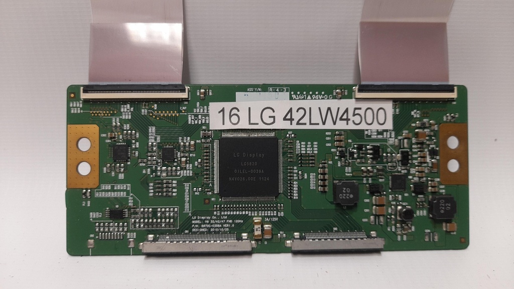 LG 42L4500 – Carte T-CON 6870C-0358A VER1.0