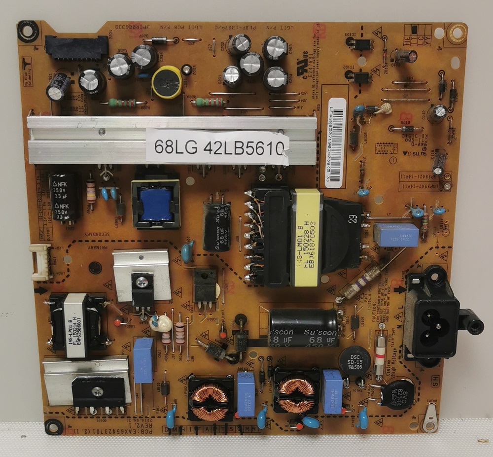 LG 42LB5610 – Carte alimentation EAX65423701 2.1