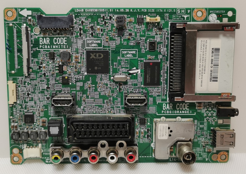 LG 42LB5610 – Carte mère LD44B EAX65361505 1.0