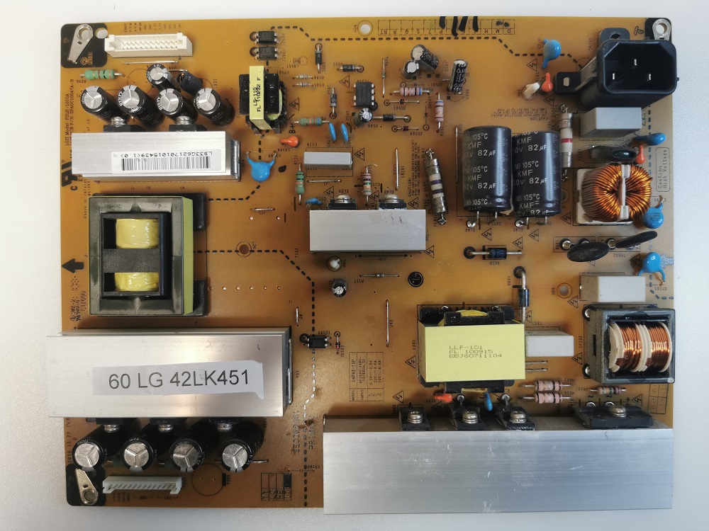 LG 42LK451 – Carte alimentation EAX63543801/9 REV1.0