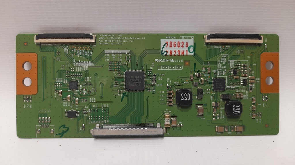 LG 42LM615S – Carte T-CON 6870C-0401B VER 0.2
