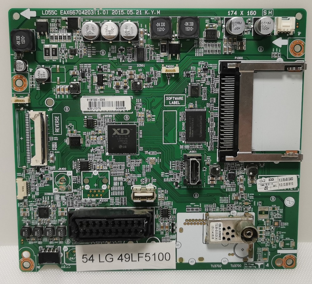 LG 49LF5100 – Carte mère LD55C EAX66704203 1.0