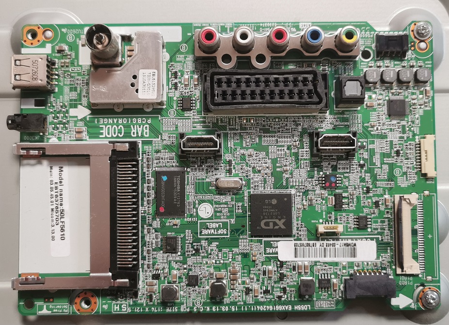 LG 50LF5610 – Carte mère LD55H EAX6616420 1.1