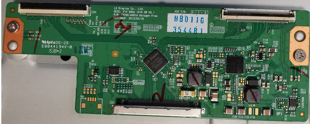 LG 50LF5610 – Carte T-CON 6870C-0481A