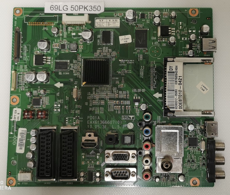 LG 50PK350 – Carte mère EAX61366607
