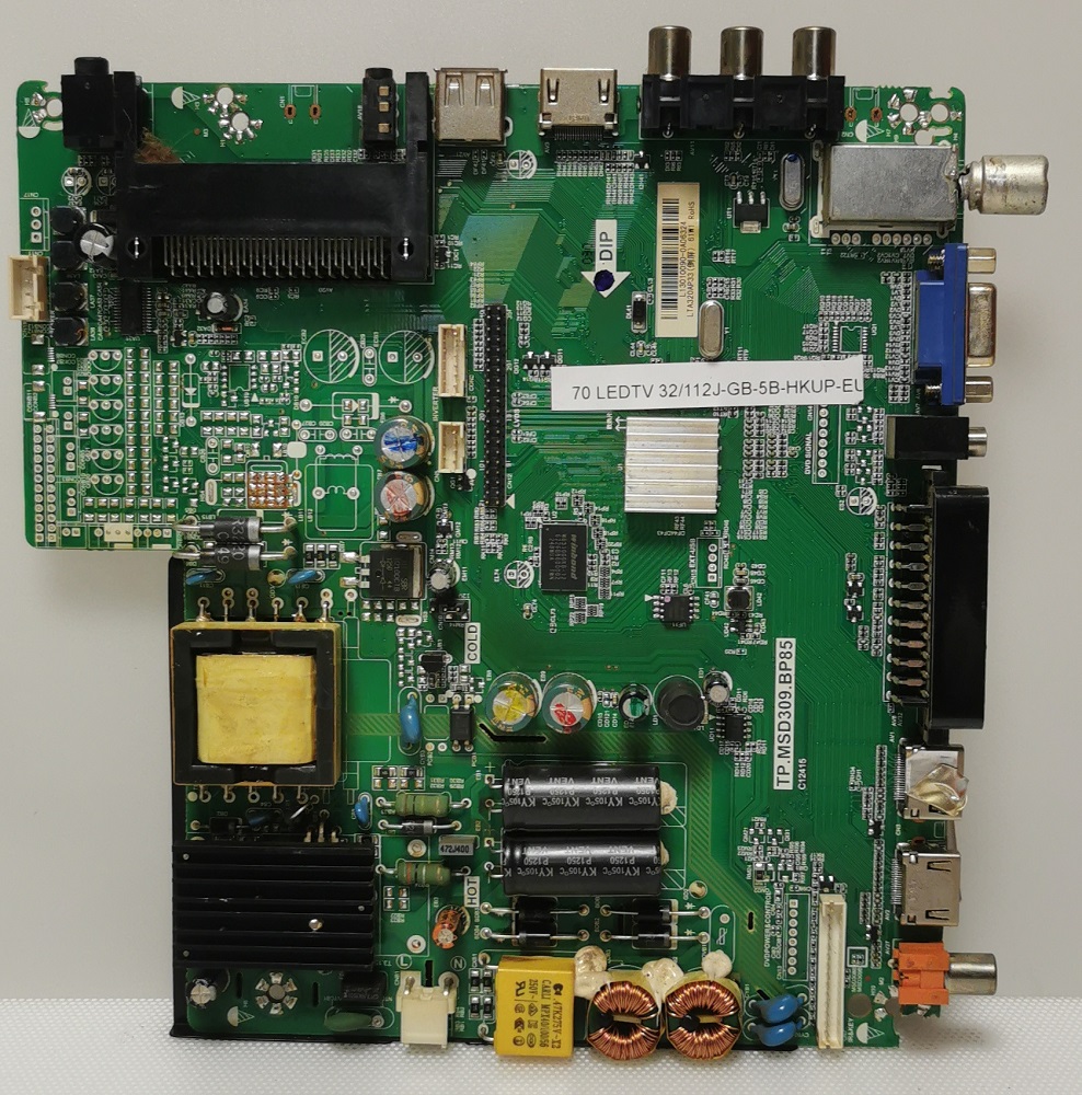 BLAUPUNKT  LEDTV32/112J-GB-5B-HKUP-EL CARTE PRINCIPALE CARTE MERE TP.MSD309.PB85