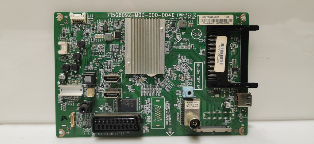 PHILIPS 24PFS1022 – Carte mère 715G6092-MOD-000-004K WK1322.3 006LP0255564C