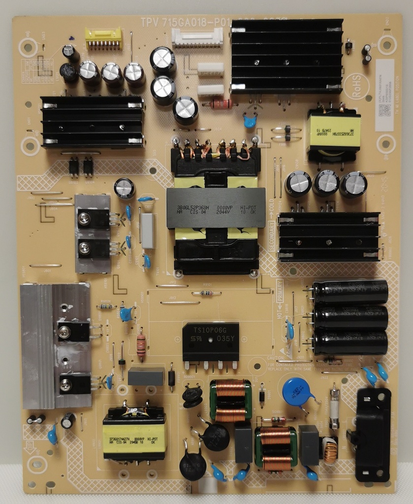 PHILIPS 65PVS7805/12 – Carte alimentation TPV 715GA018-P01-006-003S