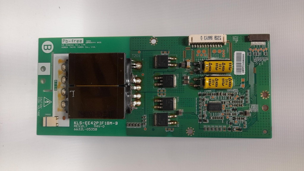 Pout tv PANASONIC TX-L42U10E – Carte inverter B KL8-EE42PIF18MB REV 0.7 6632L-0535E