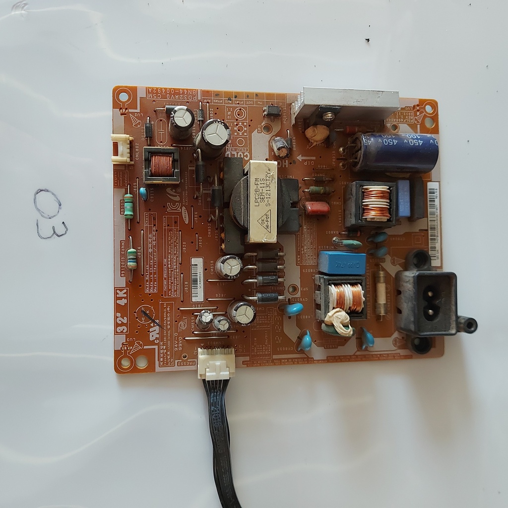 Pout tv SAMSUNG LH32HDBPLLGA – Carte alimentation BN44-00492A