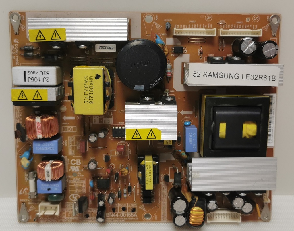 SAMSUNG LE32R81B – Carte alimentation BN44-00155A