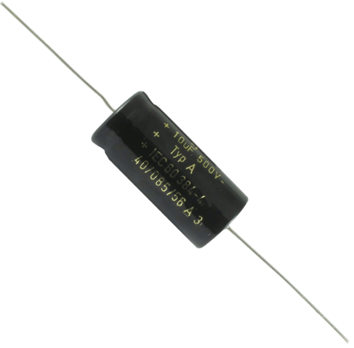 [A002--] Condensateur chimique 10 µF 500 V radial – Lot de 1