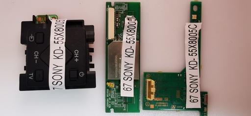 [67-] Sony KD-55X8005C CARTE BOUTON ON OFF IR