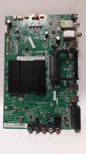 [16--] THOMSON 50UB6406 – Carte mère NR67FE 40-NT67SS-MAD4HG 08-NT67011-MA200AA 08-50E5800-LPE003B 08-NT67014-MA300AA