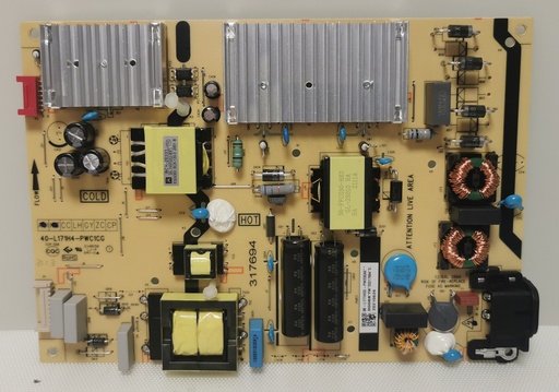 THOMSON 65UG6300 – Carte alimentation 40-L171H4-PWC1CG