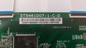 Carte T-CON Neuve Pour TV Thomson/TCL 55UD6406, 55dp603 - Réf. ST5461D07-1-C-D / C054115C0F-B-8