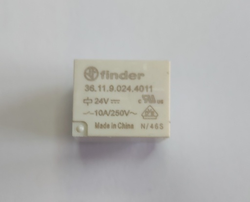 [H007--] Relais finder 36.11.9.024.4011 24 V 10 A 250 V