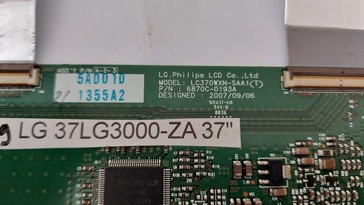 LG 37LG3000-ZA – Carte T-CON LC370WXN-SAA (T)