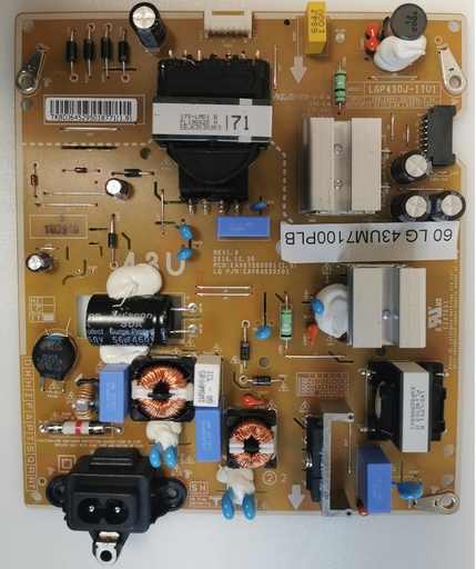 [60--] LG 43UM7100PLB – Carte alimentation LG46DJ-17U1 EAX67209001 1.5