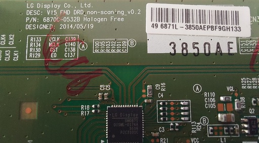 [18--] LG 49LF540V – Carte T-CON 6870C-0532B