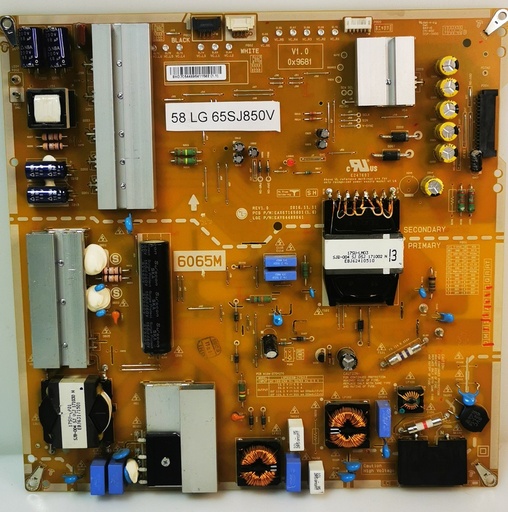 [0058--] LG 65SJ850V – Carte alimentation EAX67165801 1.6 REV1.0